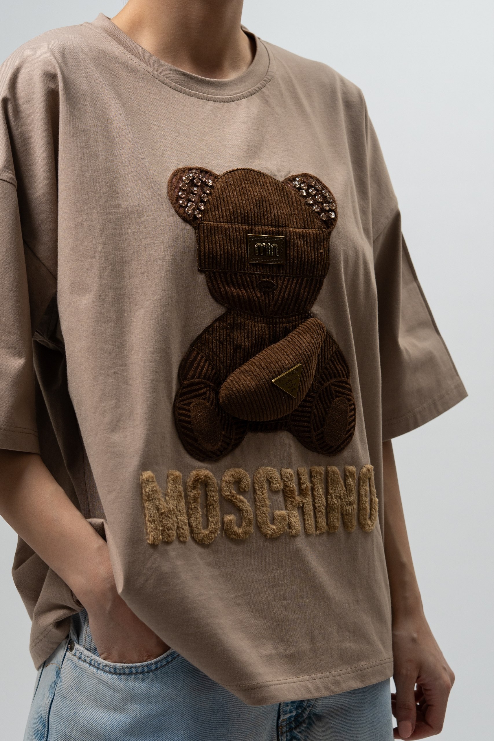 تیشرت تدی MOSCHINO خرجکار برجسته